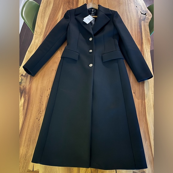 Mango Metallic buttoned coat - Picture 3 of 3